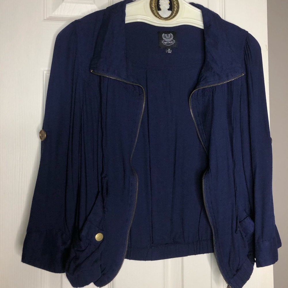 Navy blue jacket